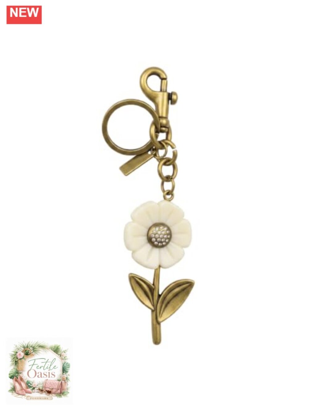 Cute Purse Charms for Handbags with Key Ring, Durable Metal, Gift for Women